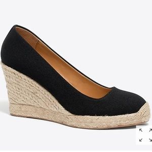 J. CREW FACTORY Canvas Espadrilles Wedges